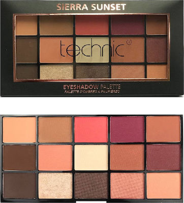 Technic Sierra Sunset Lidschattenpalette in fester Form 30gr