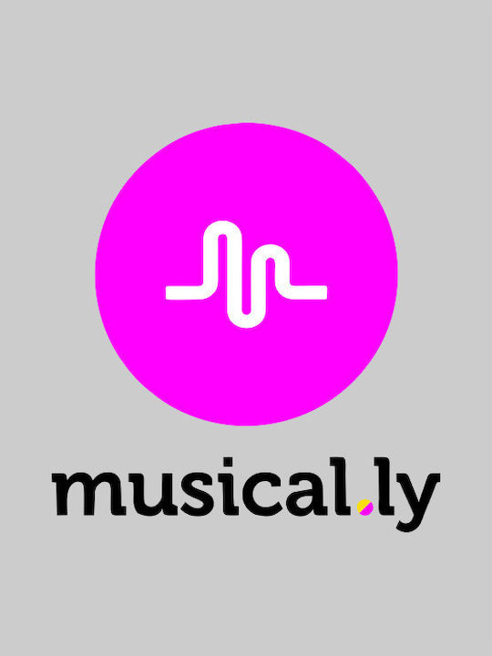 musical.ly W t-shirt - BLACK