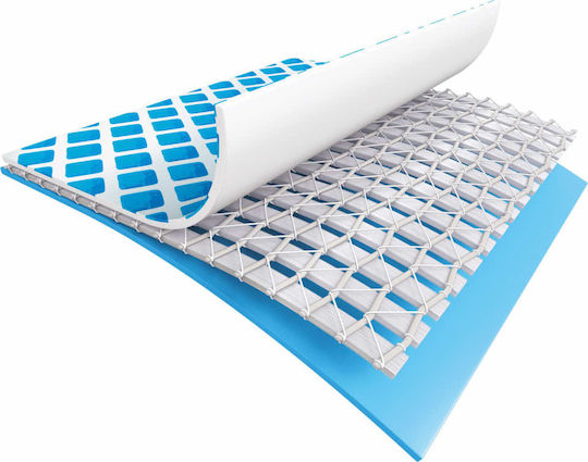 Intex PVC Swimming Pool 3834lt with Metallic Frame 300x200x75cm Blue