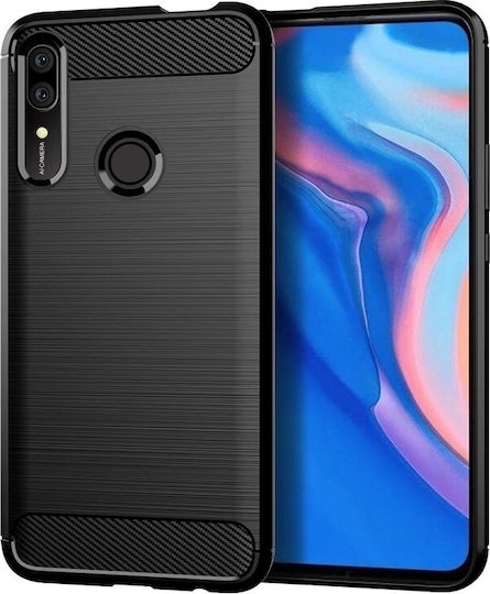 Hurtel Back Cover Σιλικόνης Μαύρο (Huawei P Smart Z)