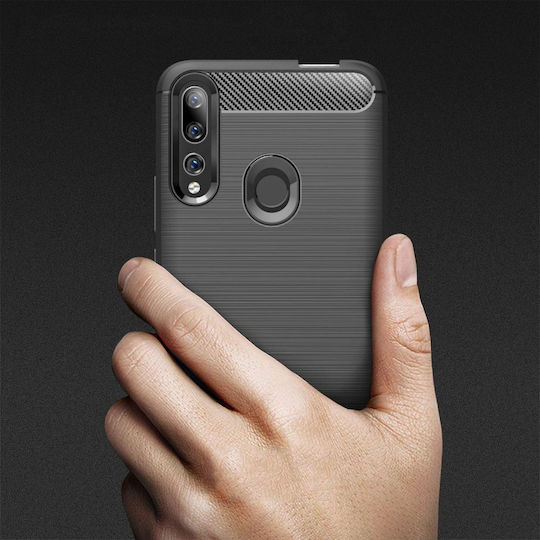 Hurtel Back Cover Σιλικόνης Μαύρο (Huawei P Smart Z)
