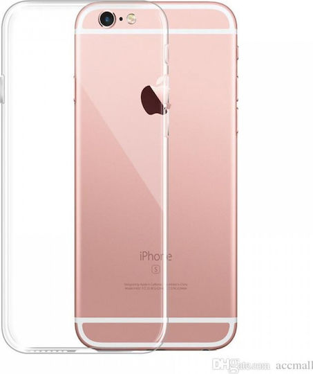 Crystal Clear Back Cover Σιλικόνης 2mm Διάφανο (iPhone 6/6s)