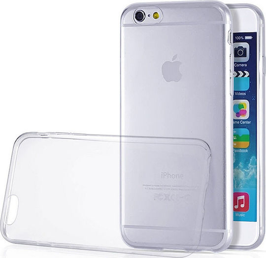 Hurtel Umschlag Rückseite Silikon 0.5mm Transparent (iPhone 6/6s Plus)