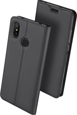 Dux Ducis Skin Pro Synthetic Leather Book Black (Mi A2 Lite)