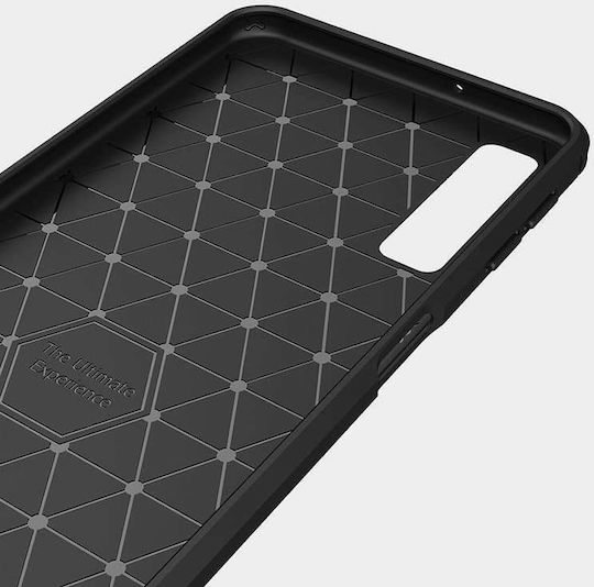 Hurtel Back Cover Silicon Negru (Galaxy A7 2018)
