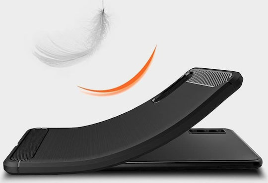 Hurtel Back Cover Silicon Negru (Galaxy A7 2018)