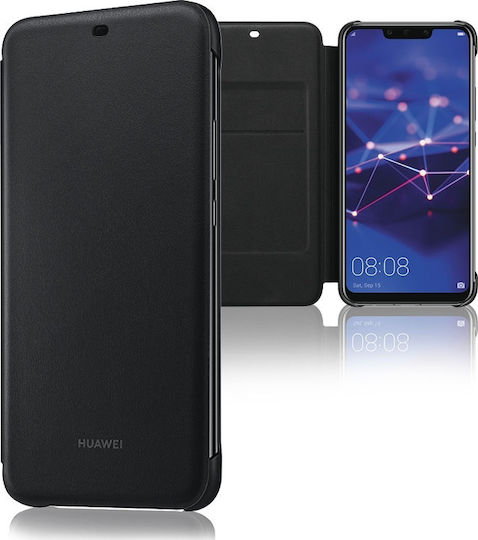 Huawei Wallet Δερματίνης Μαύρο (Huawei Mate 20 Pro)