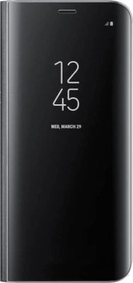 Hurtel Clear View Buchen Sie Kunststoff Schwarz (Galaxy S9+)