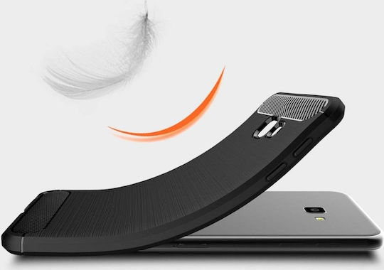Hurtel Plus 2018 Umschlag Rückseite Kunststoff Schwarz (Galaxy J4+)