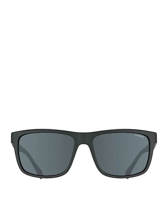Polaroid Sunglasses Μαύρα with Acetate Frame & Black Lens Polaroid Sunglasses Μαύρα with Acetate Frame & Black Lens