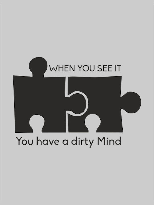 Dirty mind t-shirt - ZINC