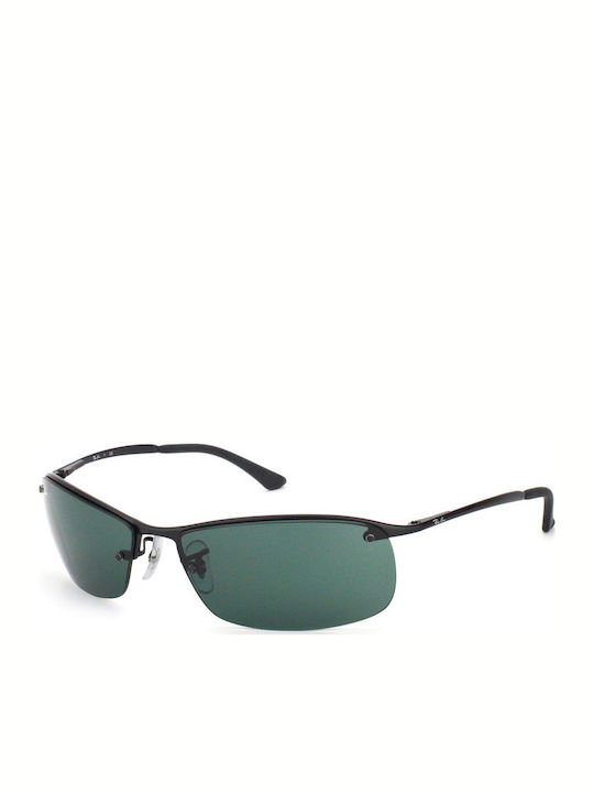 Ray Ban Унисекс Слънчеви Очила с Черна Метална Рамка и Зелени Стъкла RB3183 006/71