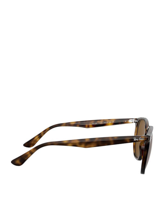 Ray Ban Unisex Sunglasses with Brown Tartaruga Plastic Frame and Brown Polarized Lens RB4306 710/83