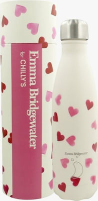 Chilly's Emma Bridgewater Thermos Bottle White 500ml B200345