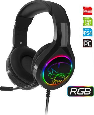 Spirit of Gamer PRO-H8 Надушници Геймърски слушалки с връзка 3,5 мм / USB Черен