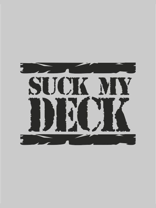 SUCK MY DECK - DJ T-shirt - WHITE