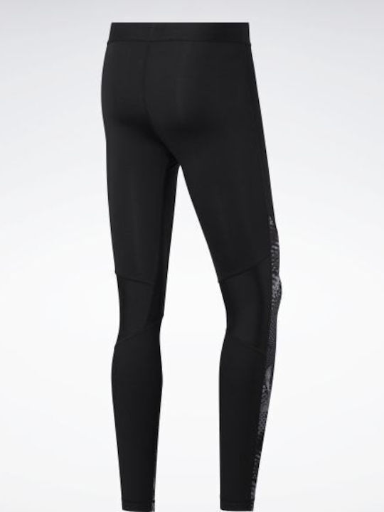 Reebok Speedwick Thermohose Schwarz