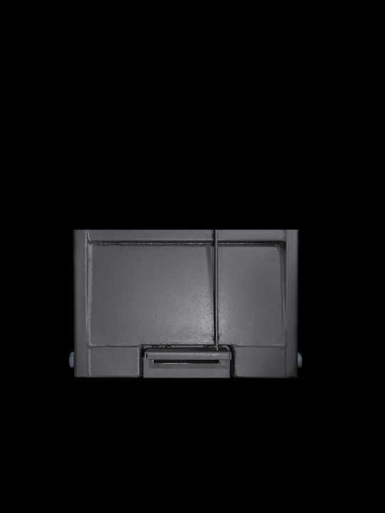 Metlor Mini Vitrus ACW/CS Șemineu cu inserție Caseta Lemn Radiator 26.6kW Drept cu o ușă care se deschide Rezervor de expansiune închis