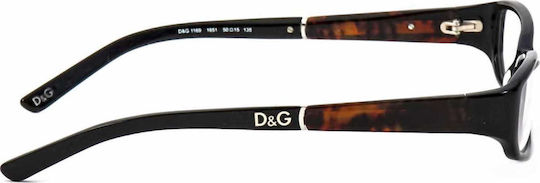 Dolce & Gabbana Κοκκάλινος Σκελετός Γυαλιών Καφέ Ταρταρούγα DG 1169 1651
