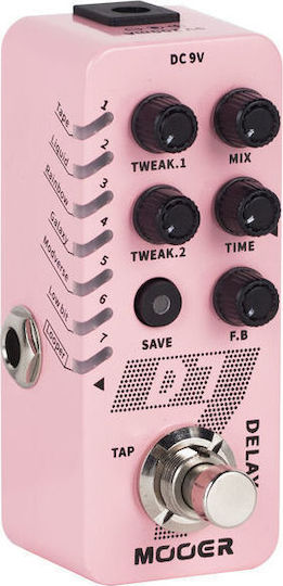 Mooer D7 Педал Ефект Забавяне / Looper Електрическа китара и Електрически бас