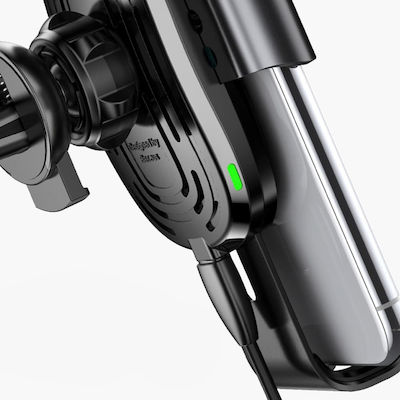 Baseus Car Mount for Phone Qi Wireless Fast Charger Air Vent Gravity Car Moun with Adjustable Hooks and Wireless Charging