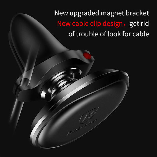 Baseus Suport Auto pentru Telefon cu magnet Gri