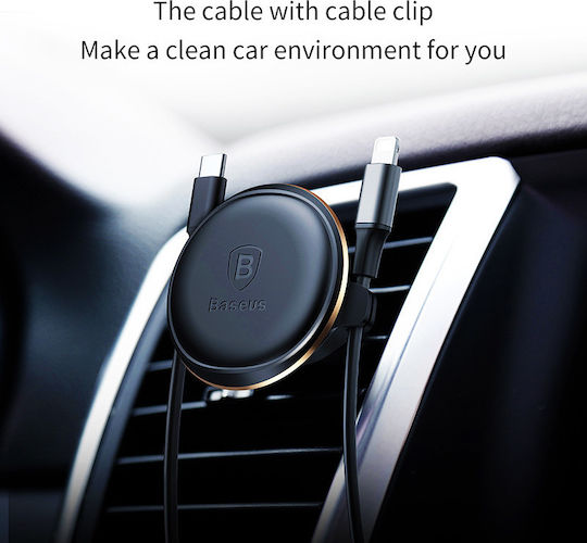 Baseus Suport Auto pentru Telefon cu magnet Gri