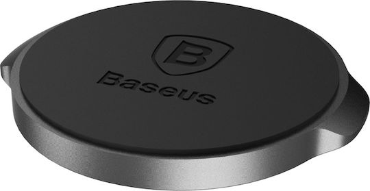 Baseus Магнитна Стойка с Вендуза и Малки Издатини, Плосък Тип Стойка за Телефон за Кола с Магнит, Черна