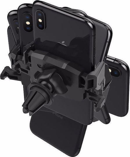 Spigen Click.r Car Mobile Mount 4" - 6" with Adjustable Hooks Black
