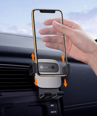 Baseus Mobile Phone Holder Car Cube Gravity with Adjustable Hooks Black