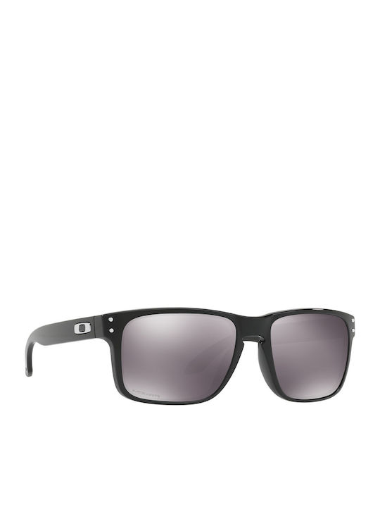 Oakley Holbrook Men's Sunglasses with Black Plastic Frame and Silver Mirror Lens OO9102-E1