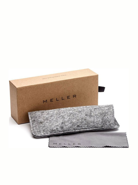 Meller Suku Unisex Sunglasses with Black Metal Frame and Black Lens S-TUTCAR