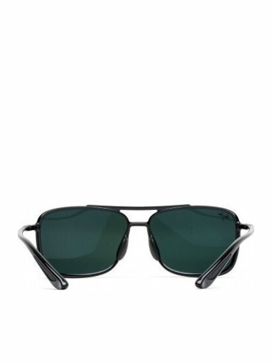 Maui Jim Kaupo Gap Ανδρικά Γυαλιά Ηλίου με Μαύρο Κοκκάλινο Σκελετό και Μαύρο Polarized Φακό 437-02