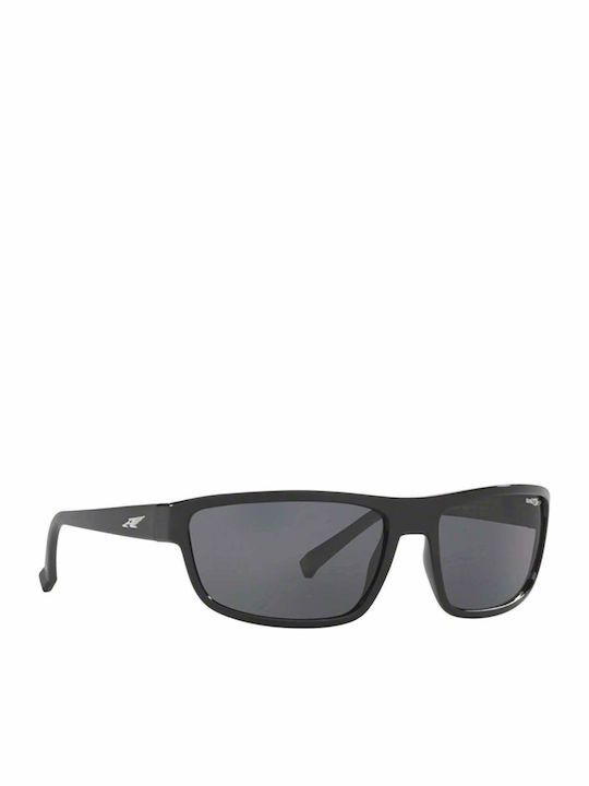 Arnette Borrow Men's Sunglasses with Black Plastic Frame and Black Lens AN4259 4181