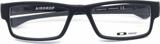 Oakley Ανδρικός Κοκκάλινος Σκελετός Γυαλιών σε Μαύρο Χρώμα OX8046-01