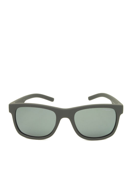 Polaroid Unbreakable Square Kids Sunglasses with Polarized Black Lens for 4-7 Years