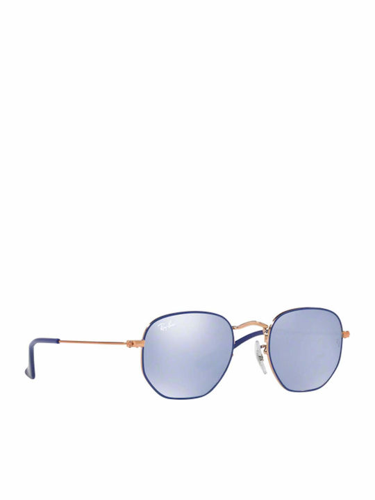Ray Ban Άθραυστα Παιδικά Γυαλιά Ηλίου με Καθρέφτη Φακό Μπλε RB9541SN 264/1U