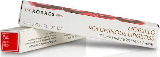 Korres Morello Voluminous Lip Gloss 54 Real Red 4ml