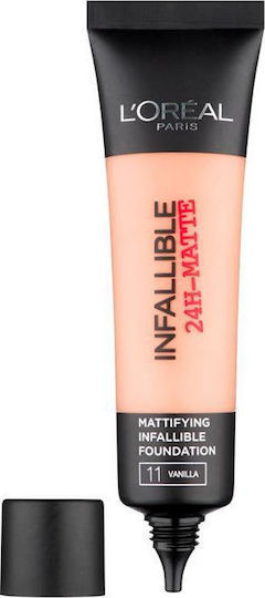 L'Oreal Paris Infaillible 24H Matte Cover Liquid Make Up 11 Vanilla 35ml