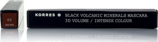 Black Volcanic Minerals 3D Mascara für Band Brown 8ml