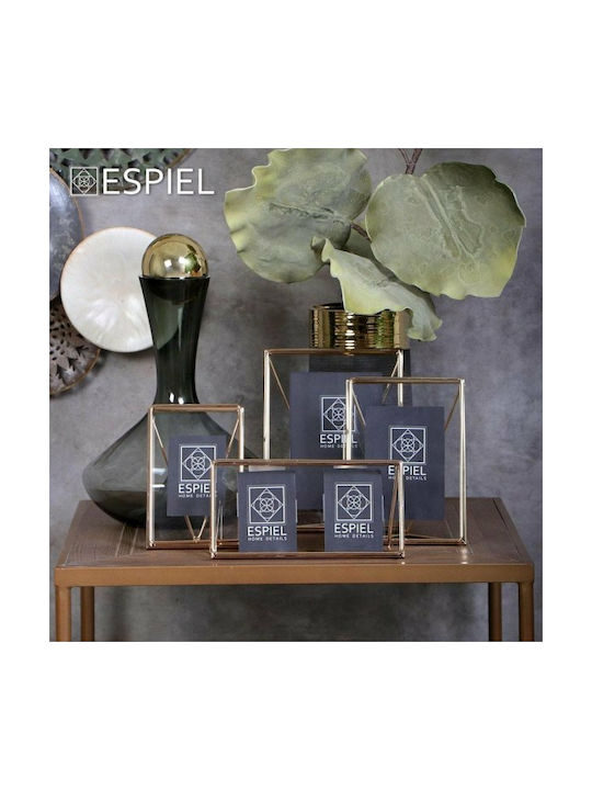 Espiel Metallic Photo Frame with Gold Frame 3 Pieces