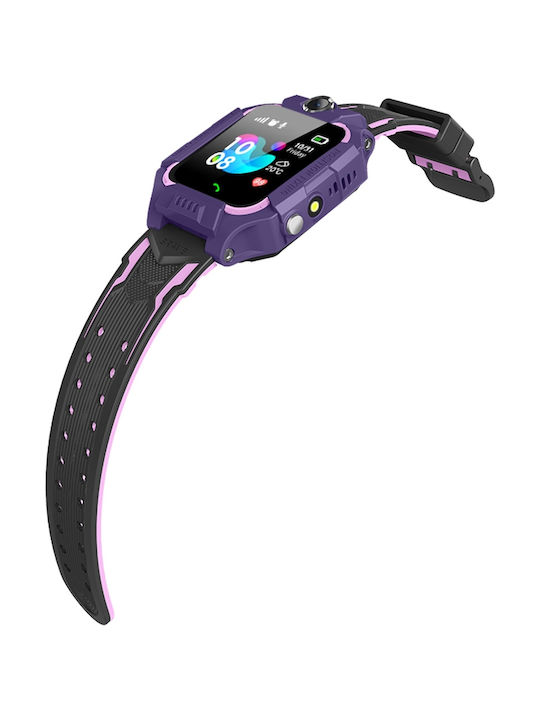 Kinder-Smartwatch U6L mit GPS Lila