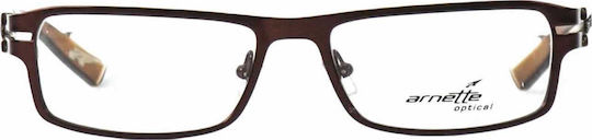 Arnette Μεταλλικός Σκελετός Γυαλιών Καφέ AN6005 581