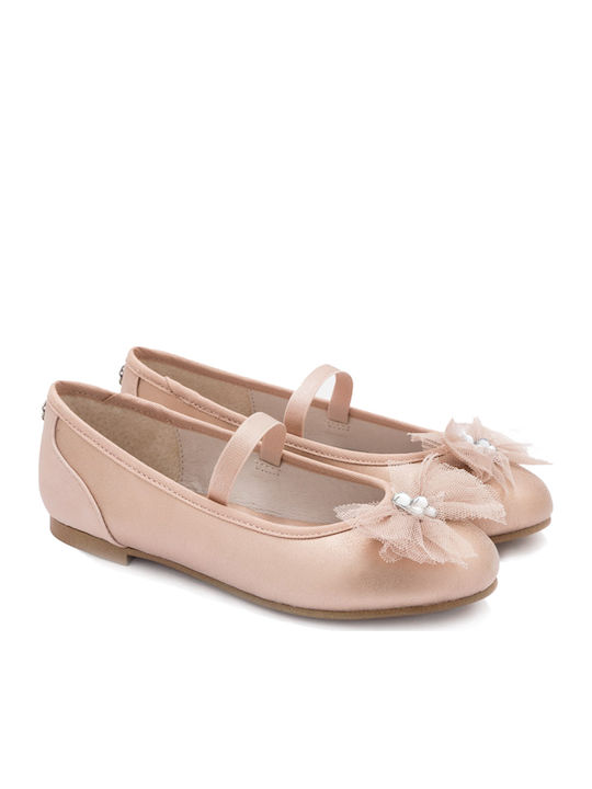 Mayoral Kids Ballerinas with Elastic Strap Pink