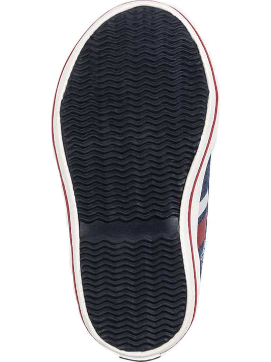Παιδικά Sneakers με Σκρατς Navy Μπλε