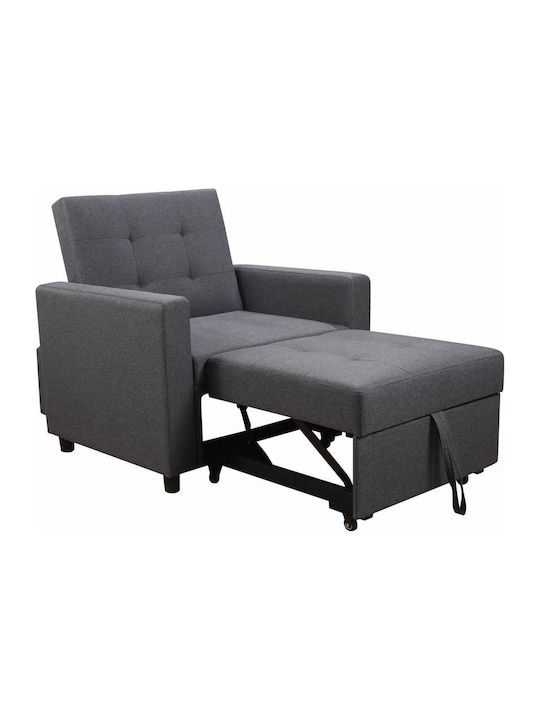 Imola Schlafsessel Dark Grey 100x102x92cm