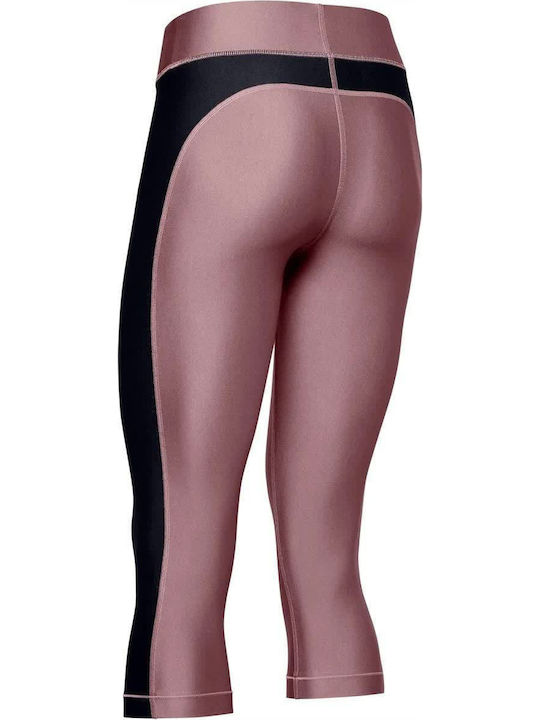 HeatGear Capri Обучение Дамско Дълго Колан Стягане Червено