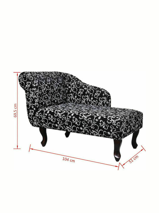 Recliner Tesatura Negru L104xW51xH69.5buc