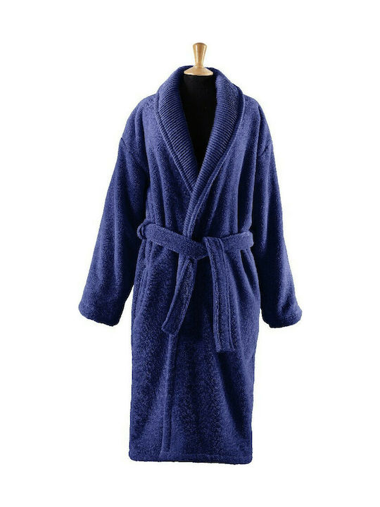 Guy Laroche Deluxe Spa Women's Collar Bathrobe Marine