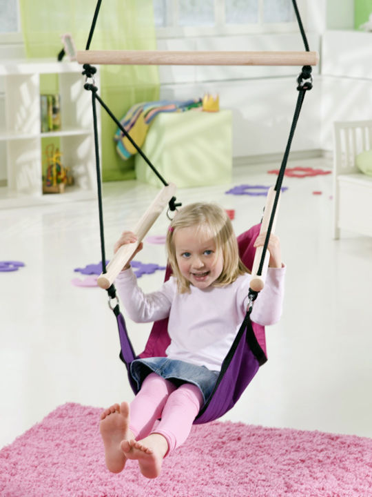 Amazonas Kid's Swinger Hängesessel Einzeln Stoff Pink 60x35cm